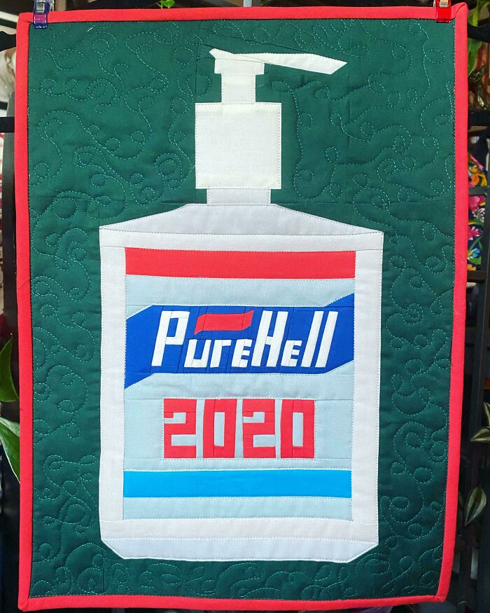 Next In My 2020 Quilt Block Series... The 2020 Purehell Block!