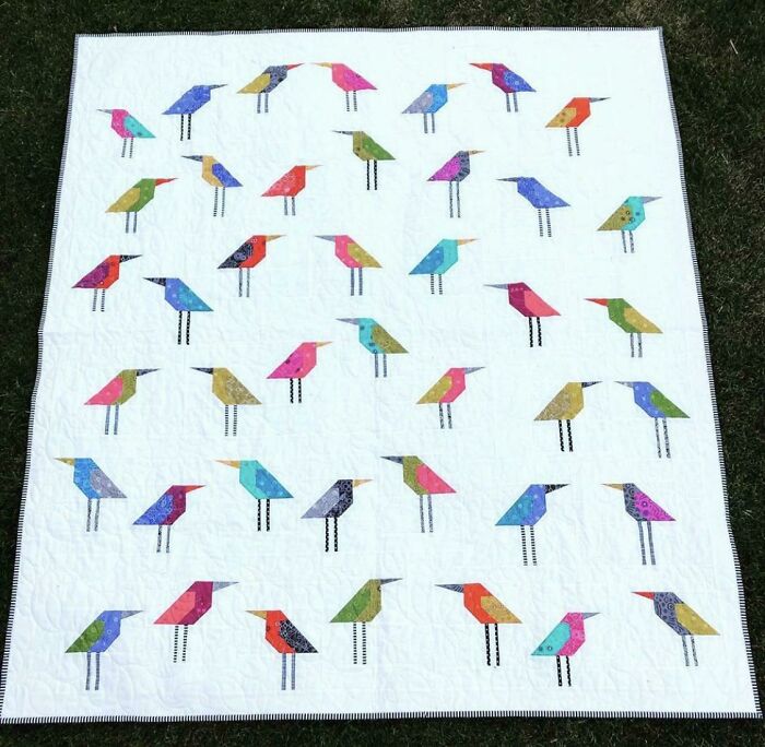 My Mom Just Finished This Bird Quilt And It Might Be My Favorite Of Hers!