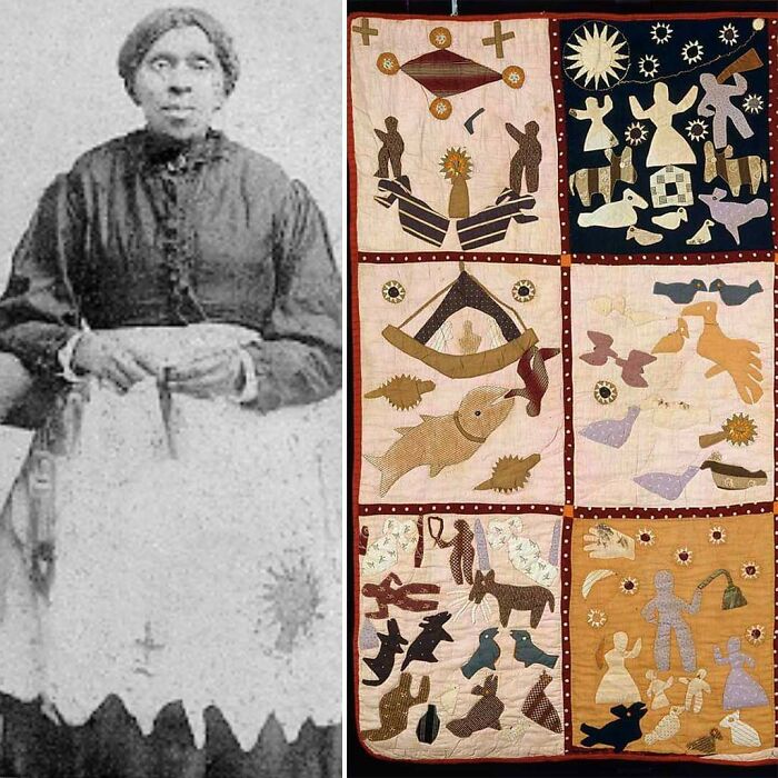 Happy Birthday To Harriet Powers! Considered The Mother Of African-American Quilting, She Was Born Into Slavery And Taught To Sew By Other Slaves. Her Style Combined African Style And Biblical Stories. Only 2 Of Her Quilts Survive