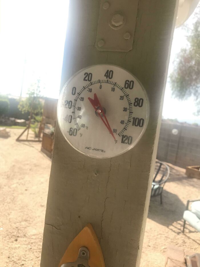 My Poor Thermometer Can’t Move Any Closer To The Temps Of Hell. Life In Las Vegas