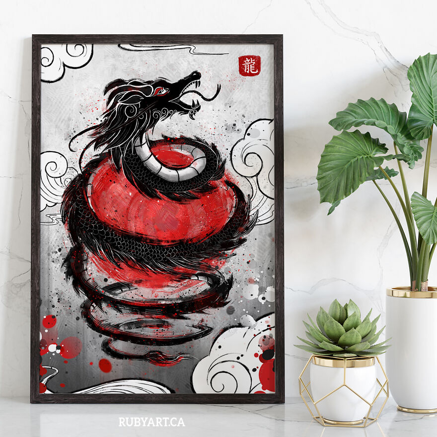 10 Japanese Illustration For An Asian Zen Home Decor