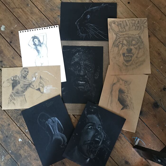 Few Of The Drawings / Sketches/ Studies Stored In My Portfolio