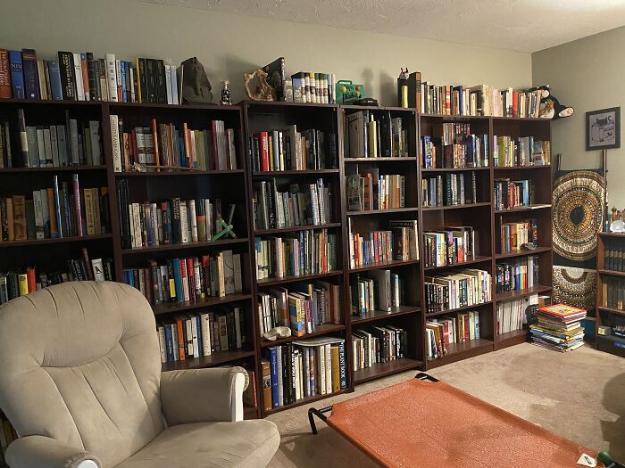Part Of My Library. One Day I Hope To Have A True Library Room