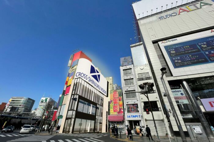 Esta pantalla publicitaria gigante con un gato hiperrealista en 3D cautiva a los viandantes de Tokyo
