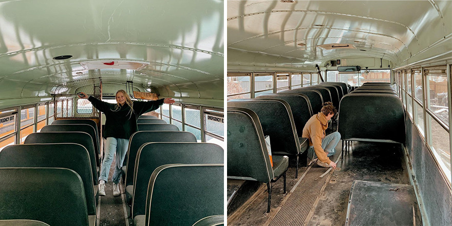 After They Found Out They Were Dating The Same Guy, These Three Girls Renovated A Bus And Traveled Together