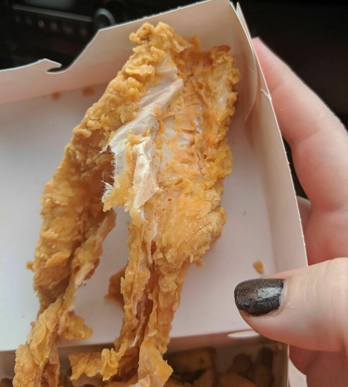 She Got Her Favorite At Popeyes. Deep Fried Wrapper!