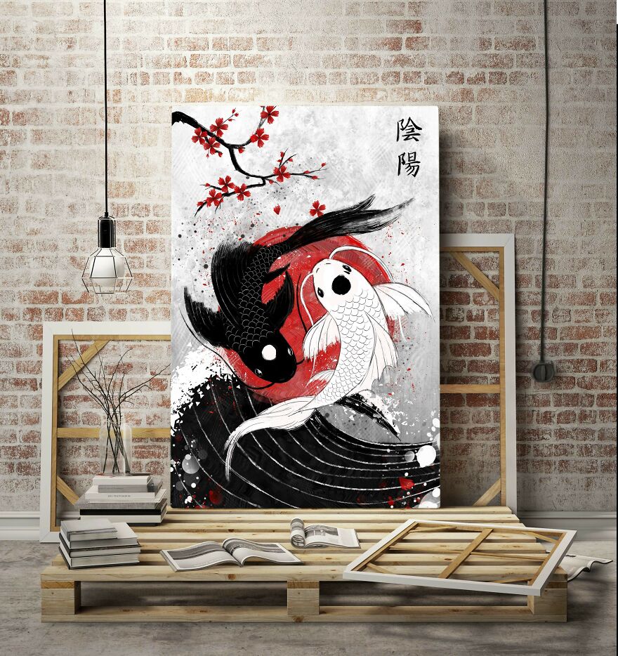 10 Japanese Illustration For An Asian Zen Home Decor