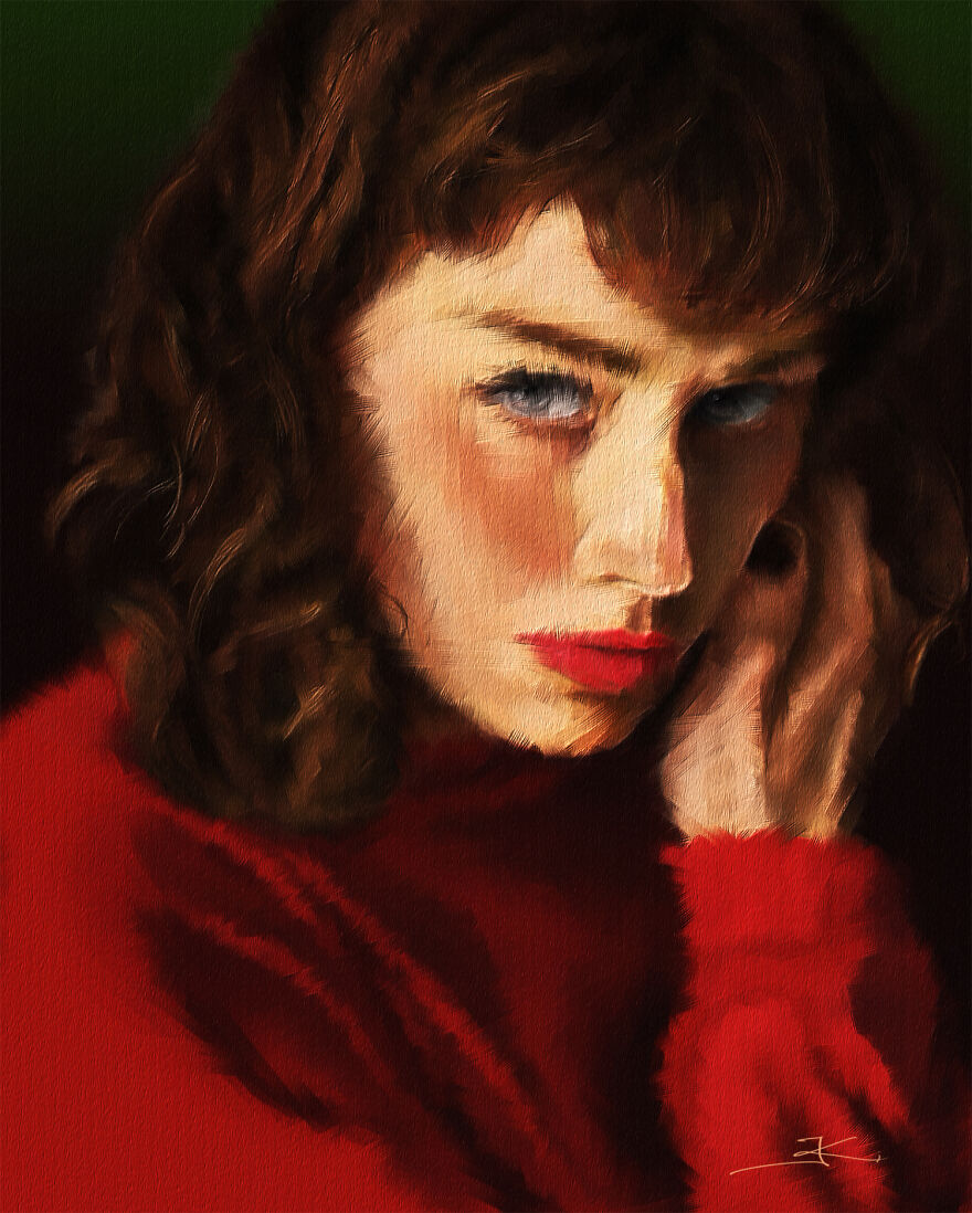 I Was Hypnotized Into Painting This Portrait.