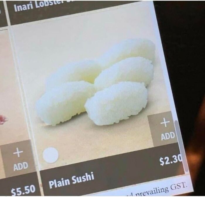 Y'all Like Plain Sushi?