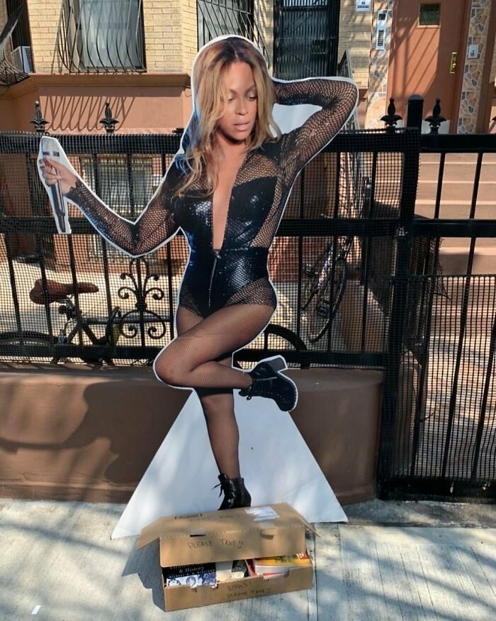 Put A Ring On This Life Size Beyoncé, Quincy And Nostrand In Bedstuy Beyonce