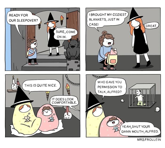 Dark But Funny Comics By War And Peas