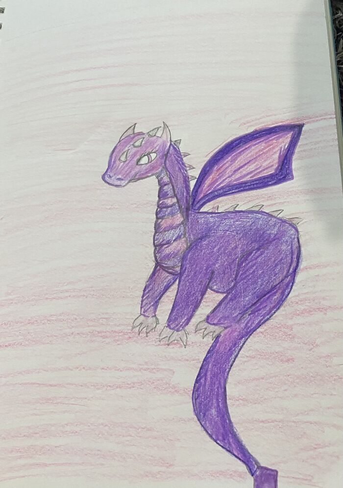 This Is My Attempted Drawing Of A Dragon