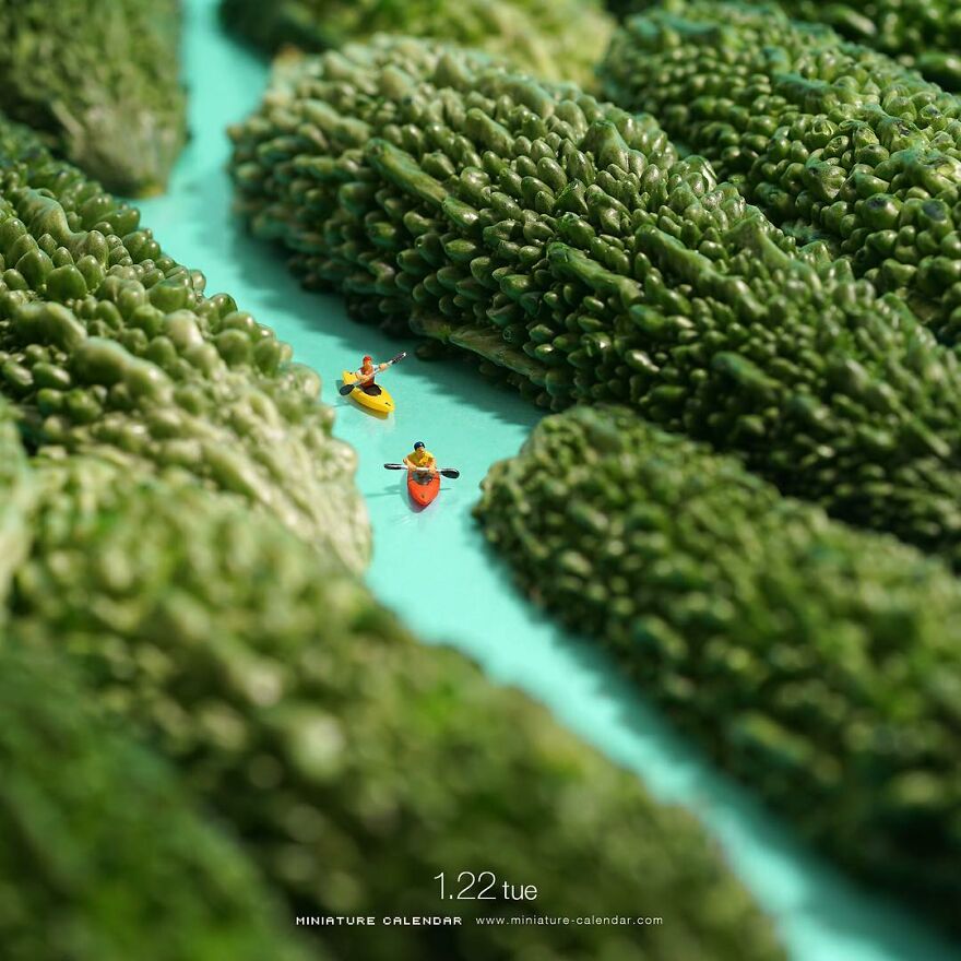 Every Day, This Artist Creates And Photographs Miniature Worlds (New Pics)