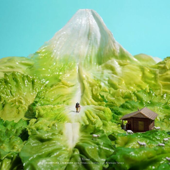 Japanese Artist Has Been Creating Miniature Dioramas Every Day For Seven Years (45 New Pics)