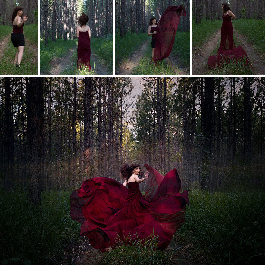 "If You Go Down To The Woods Today" – Extending Hair And Dresses