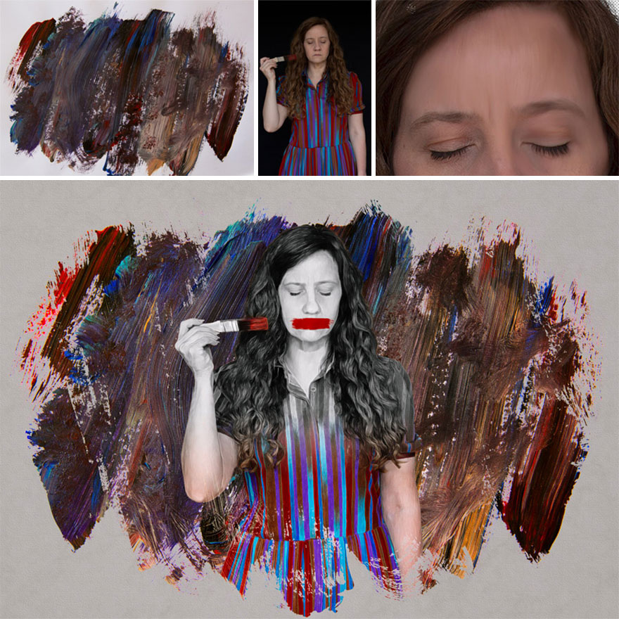 "Silenced" – Using The Smudge Tool To Turn A Photo Into A Painting