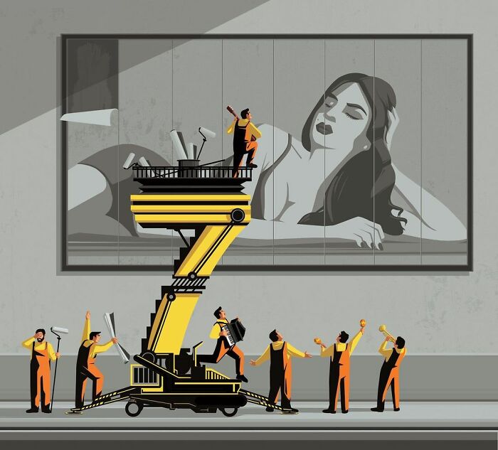 Illustrations Depicting Society Life By Stephan Schmitz (55 New Pics)
