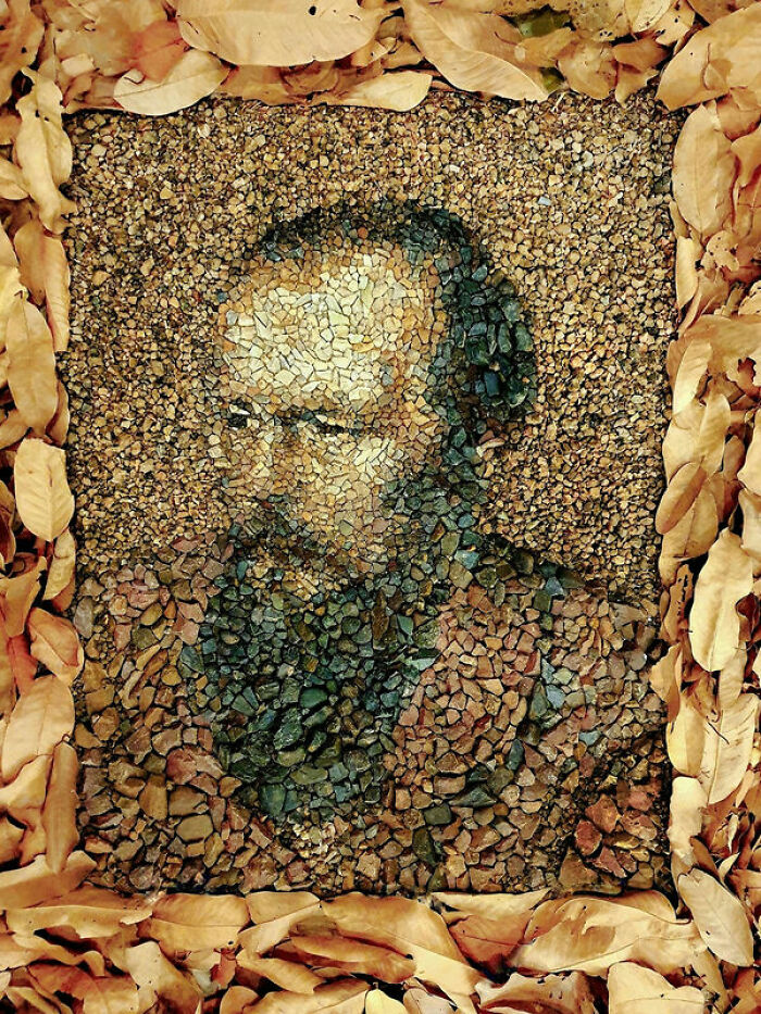 Justin Bateman's Pebble Mosaics