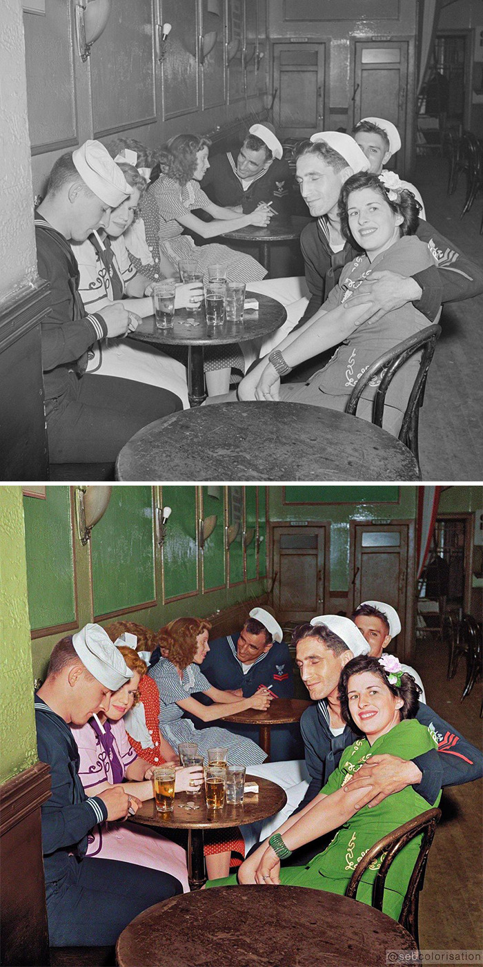 Bar O'Reilly, Nueva York, por Marjory Collins. 1942