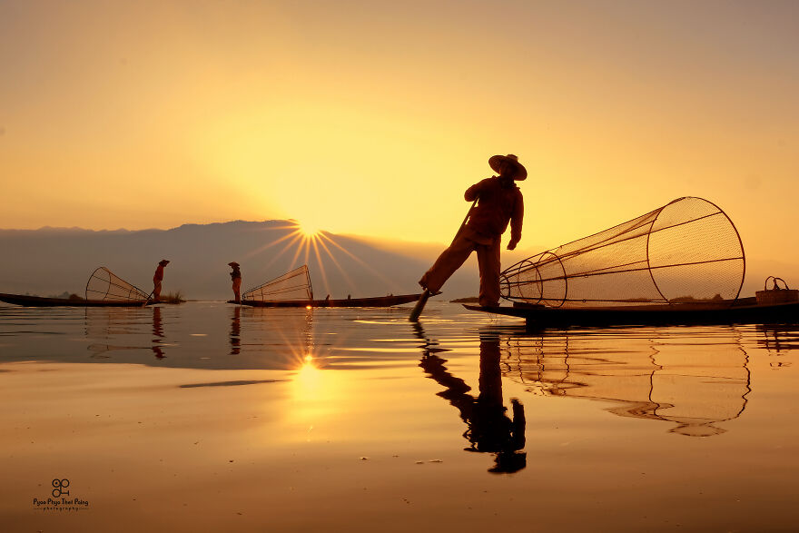 The Fishermen From Inle Lake , Most Magical Travel Photography By Pyae Phyo Thet Paing The Fishermen From Inle Lake , Most Magical Travel Photography By Pyae Phyo Thet Paing