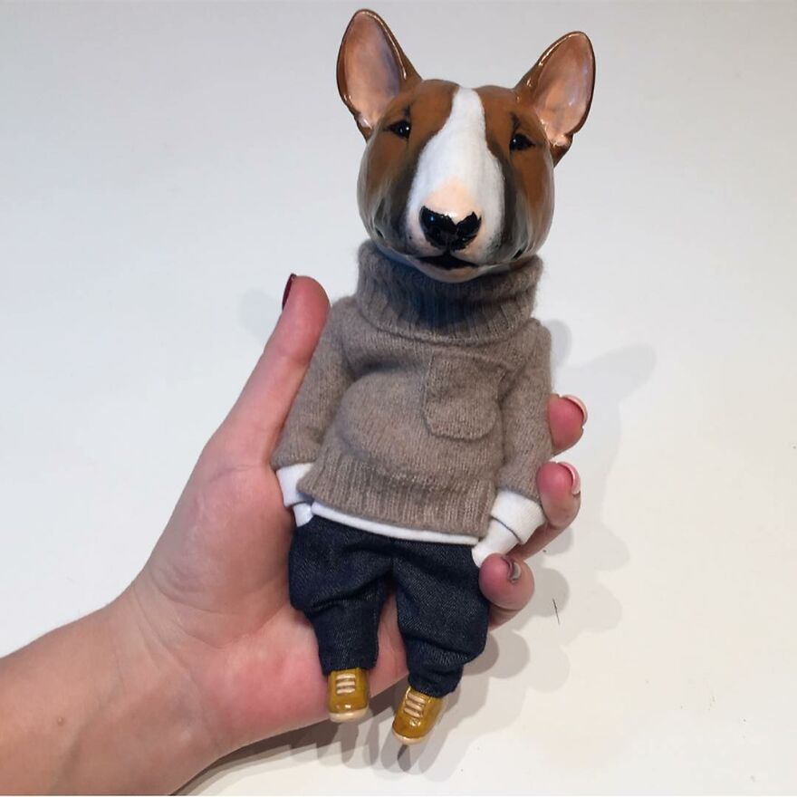 Russian Artist Makes Clay Dolls That Are Cute And Fashionable
