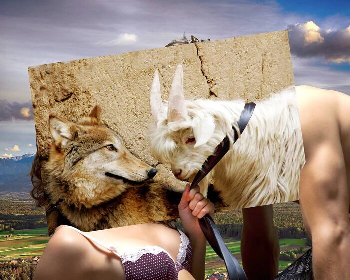 This Artist From Turkey Makes Incredibly Absurd Collages