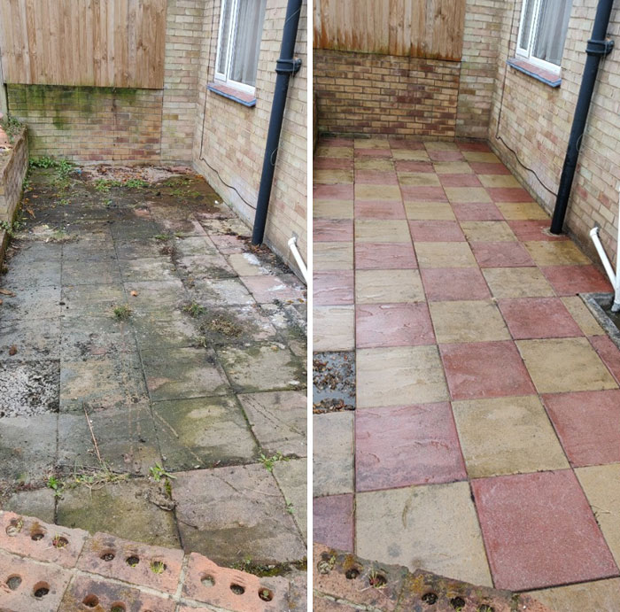 Pressure Washed My Friend's Patio Yesterday Afternoon