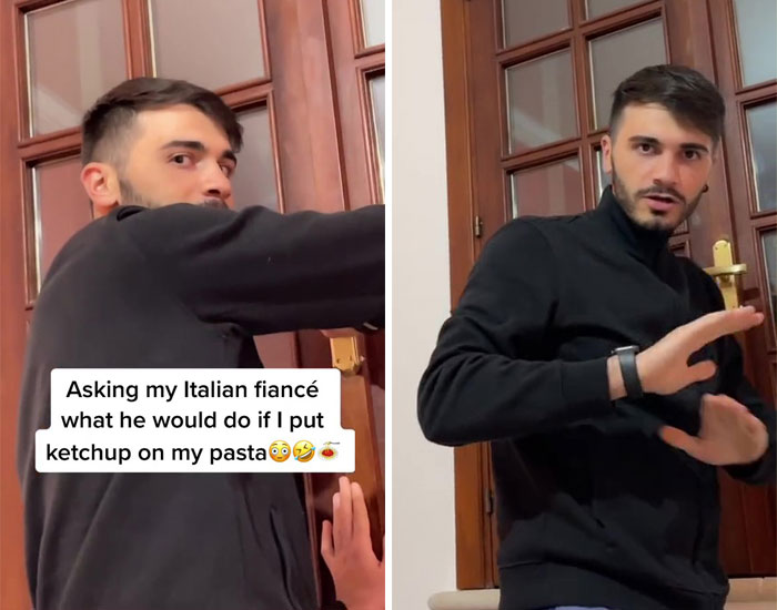 Asking My Italian Fiancé What He Would Do If I Put Ketchup On My Pasta