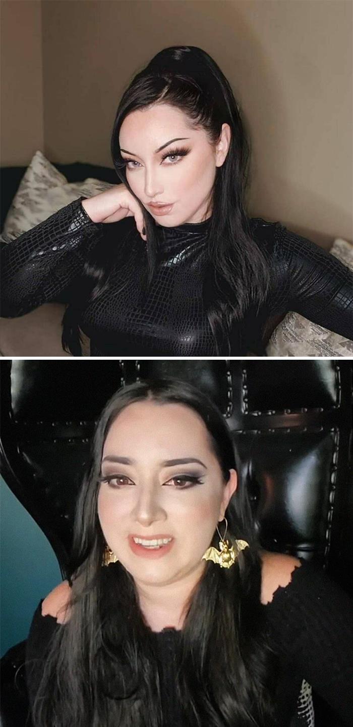 Foto de Instagram vs en vivo
