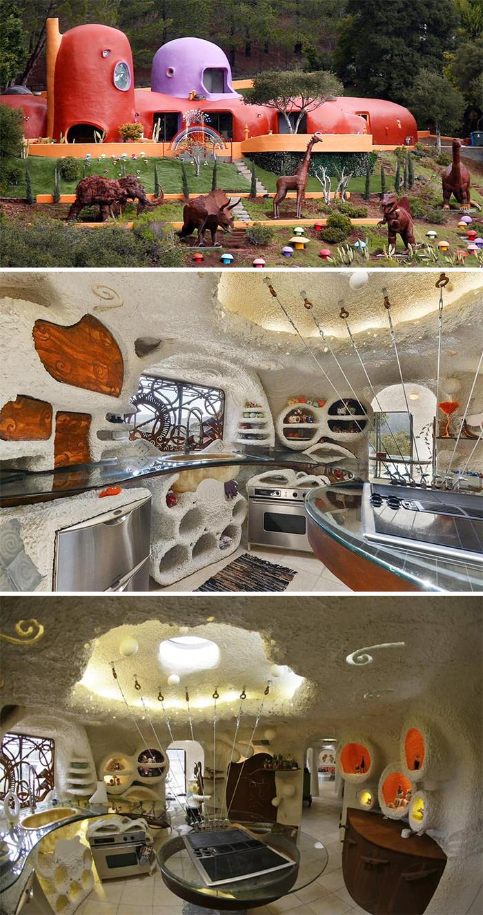 Today I Found Out About The Flintstones House In Hillsborough, Ca!