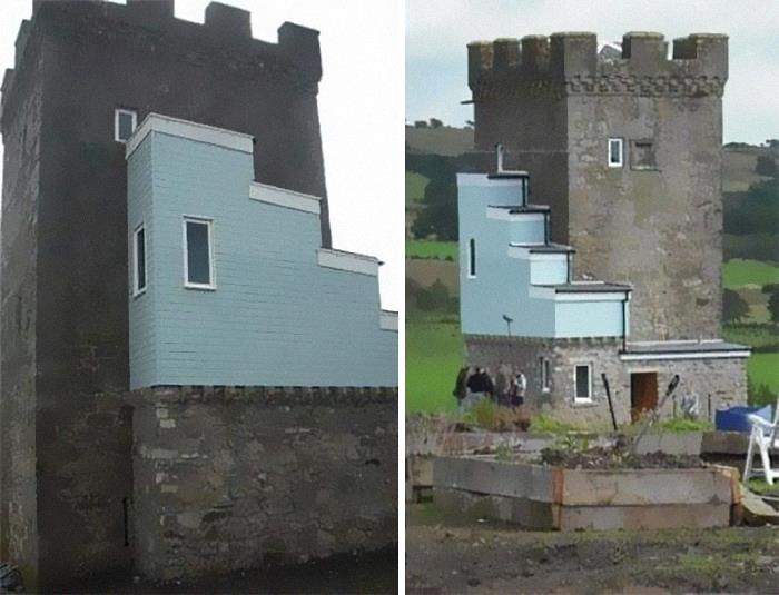 Renovaciones en un castillo de 500 años