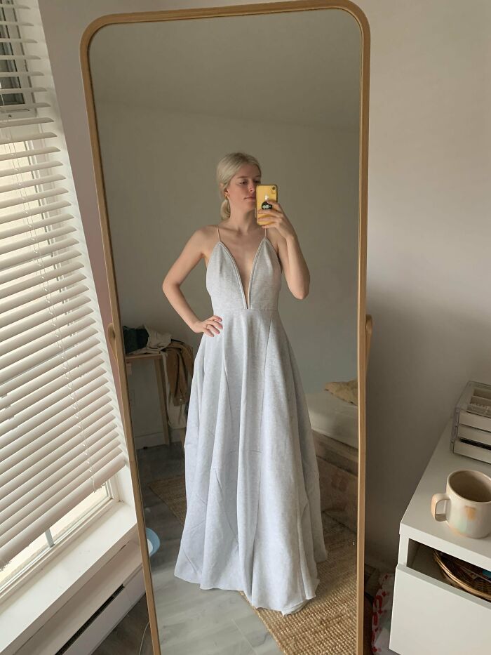 I Sewed A Wedding Dress Out Of Sweatpants