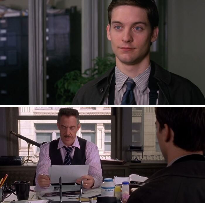 In Spider-Man (2002) Peter Parker Sold Pictures Of Himself For Money. This Is A Reference To How He Was The First Onlyfans Model