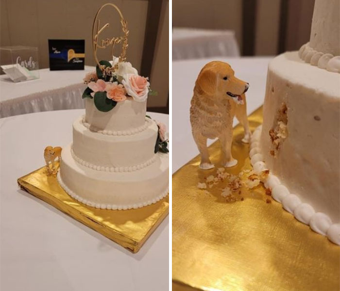 Este pastel de bodas 