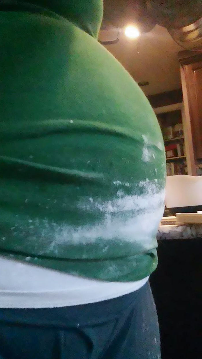 The Perils Of Baking With A Pregnant Belly