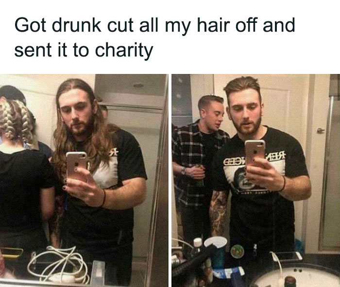 Mad Lad Donates Hair