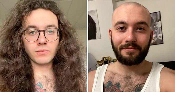 30 Drásticas transformaciones de hombres que cortaron su largo cabello
