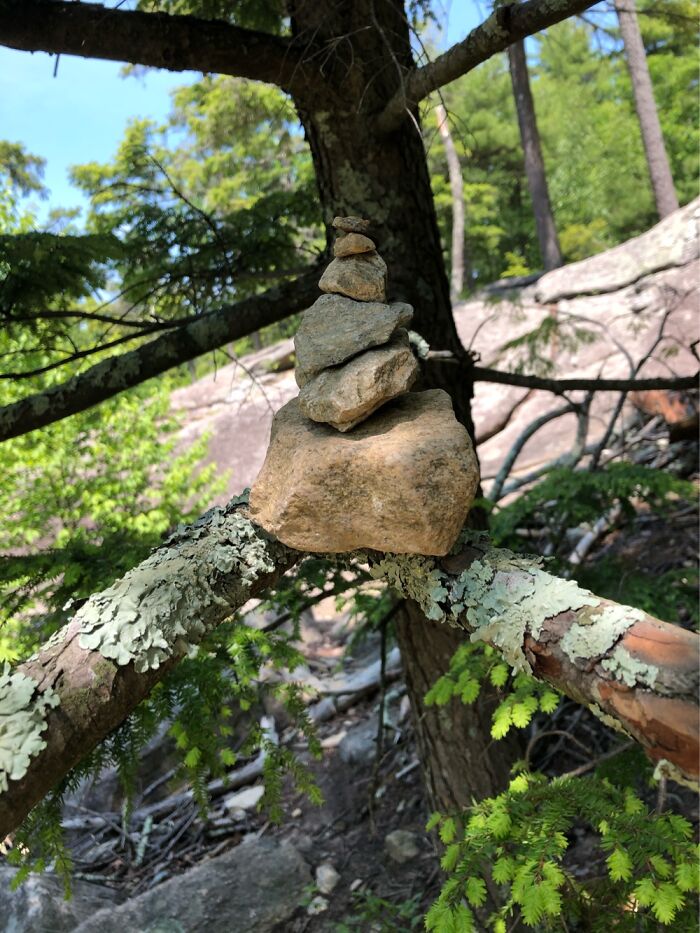 I Found A Nice Rock Stack While On A Trail