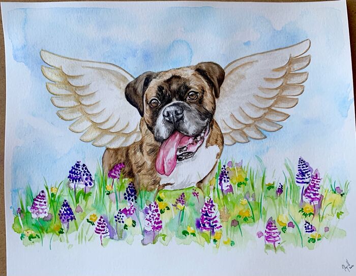 I Have An Emotional Job Of Creating Custom Art Of Pets After They’ve Passed Away (19 Pics)