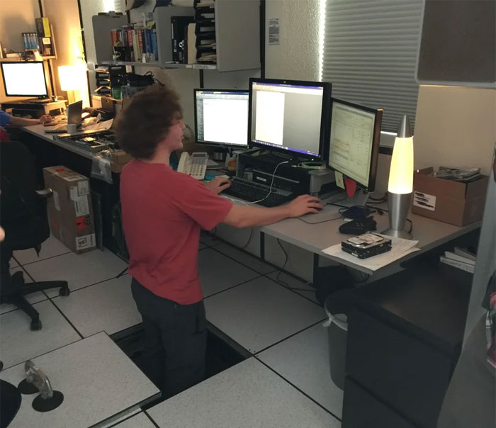 My Co-Worker Decided He Wanted A Standing Desk