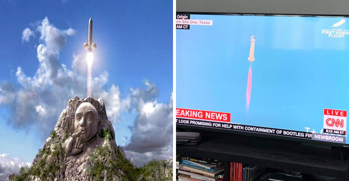 Bezos’ Space Launch Turned Into A Massive Joke Online, Here Are 40 Of The Best Jokes And Memes