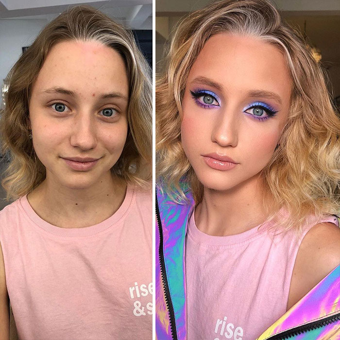 35 Women Before And After Their Makeup Transformations By Maria Kalashnikova