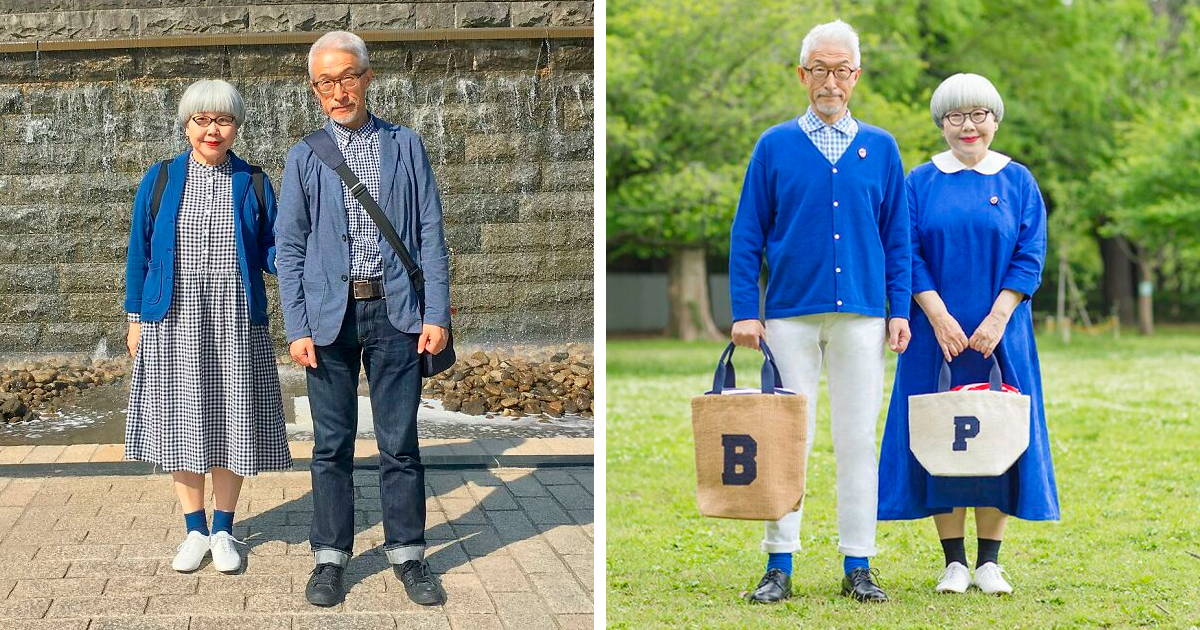 The Perfect Match: Japanese Couple Married For 41 Years Wear