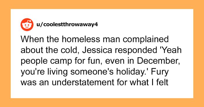 Mom Asks If She’s Being A Bad Parent For Making Her 14-Year-Old Sleep Outside In Winter After Witnessing Her Yell At A Homeless Man For Nothing