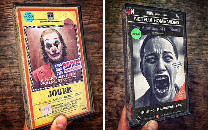 This Artist Remakes Modern Movies And TV Series Into Nostalgic VHS Covers (60 New Pics)