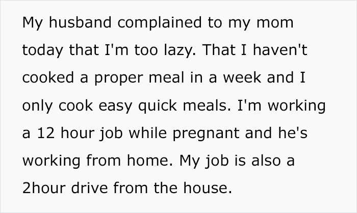 Family Blames Pregnant Mom With A 12-Hour Job For Not Doing Her ‘Wife Duties,’ Drama Ensues