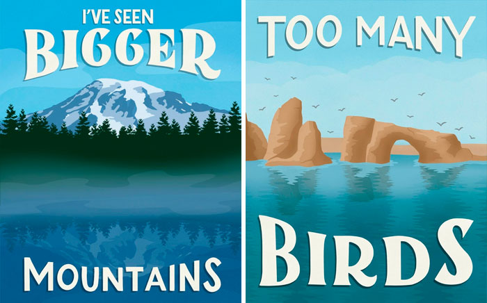 Artist Can’t Believe Some Tourists Actually Leave One-Star Reviews For National Parks, Decides To Illustrate Them (New Pics)