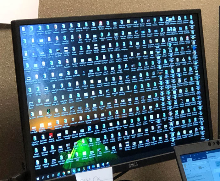 My Coworker's Desktop