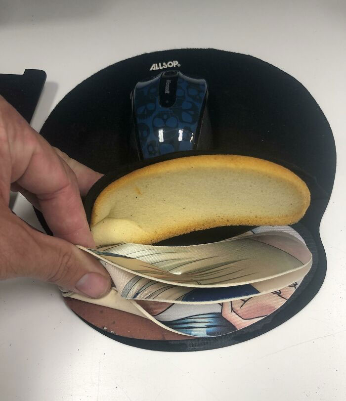 Mouse Mat Made With A Delicious Slice Of Bread