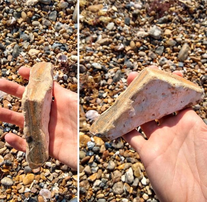 Forget Rock Cakes, Try This Crunchy Rock Sandwich I Found On The Beach Earlier